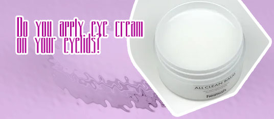 Clean eye cream