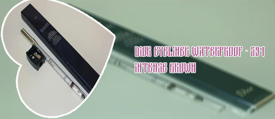 Dior waterproof eyeliner pencil intense brown