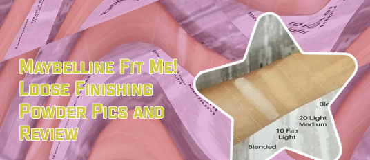 Fit me loose powder swatches