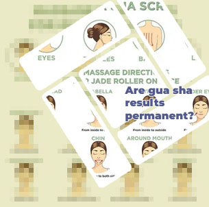 Gua sha results face