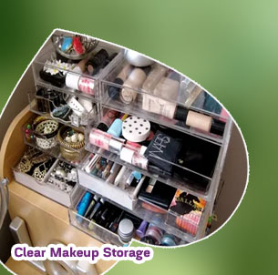 Jewellery and makeup storage