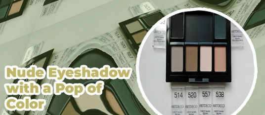 Matt nude eye shadow