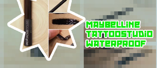 Maybelline tattoo brow gel blonde