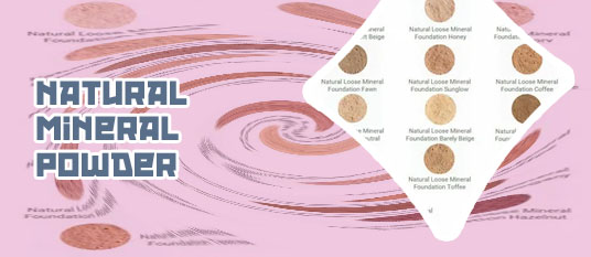 Natural powder foundation