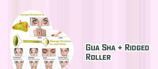 Use of jade roller and gua sha